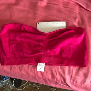 Fabletics Pink Bandeau Sz L
